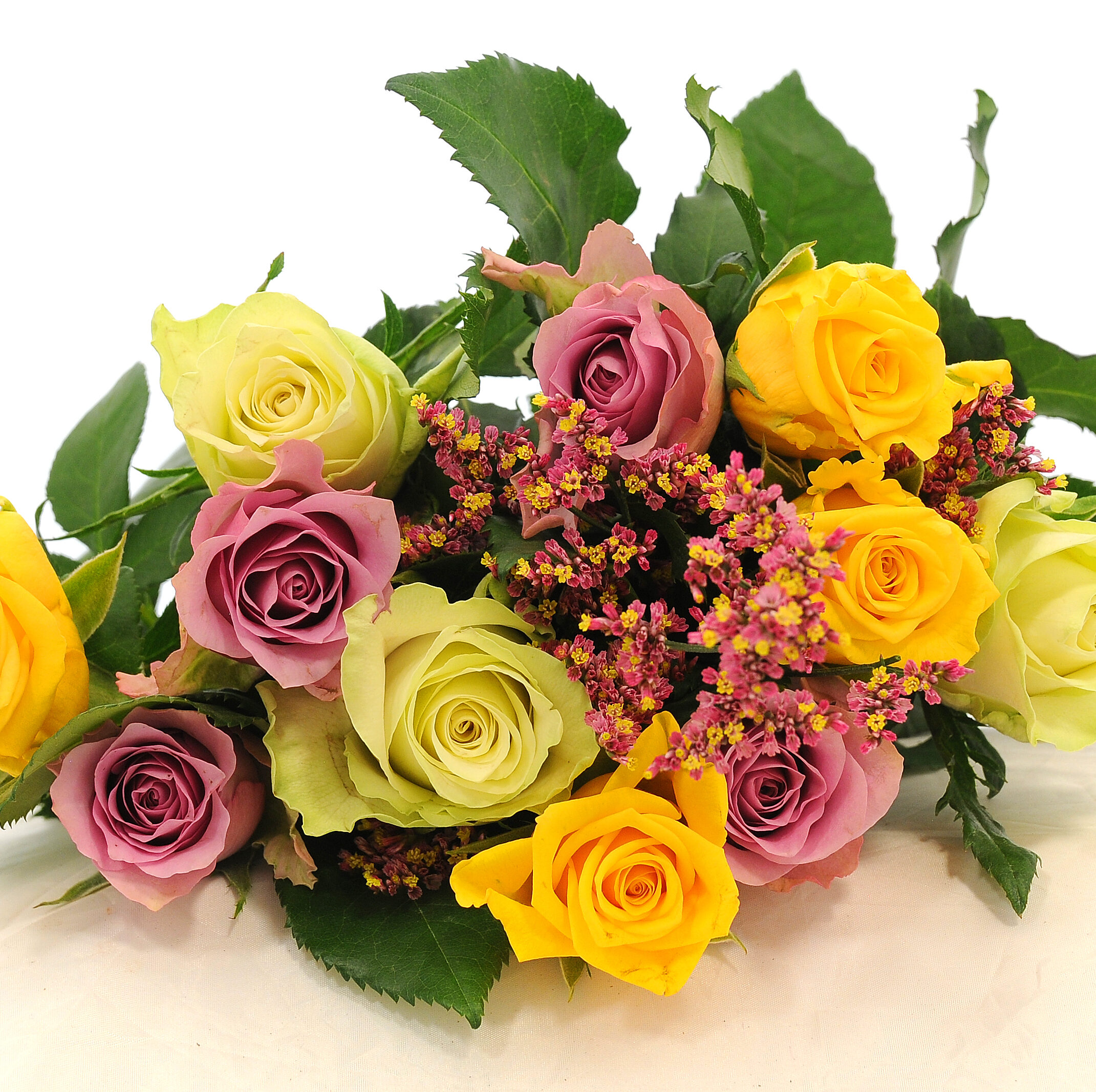 The Flower Hub Easter bouquet Rose and Limonium