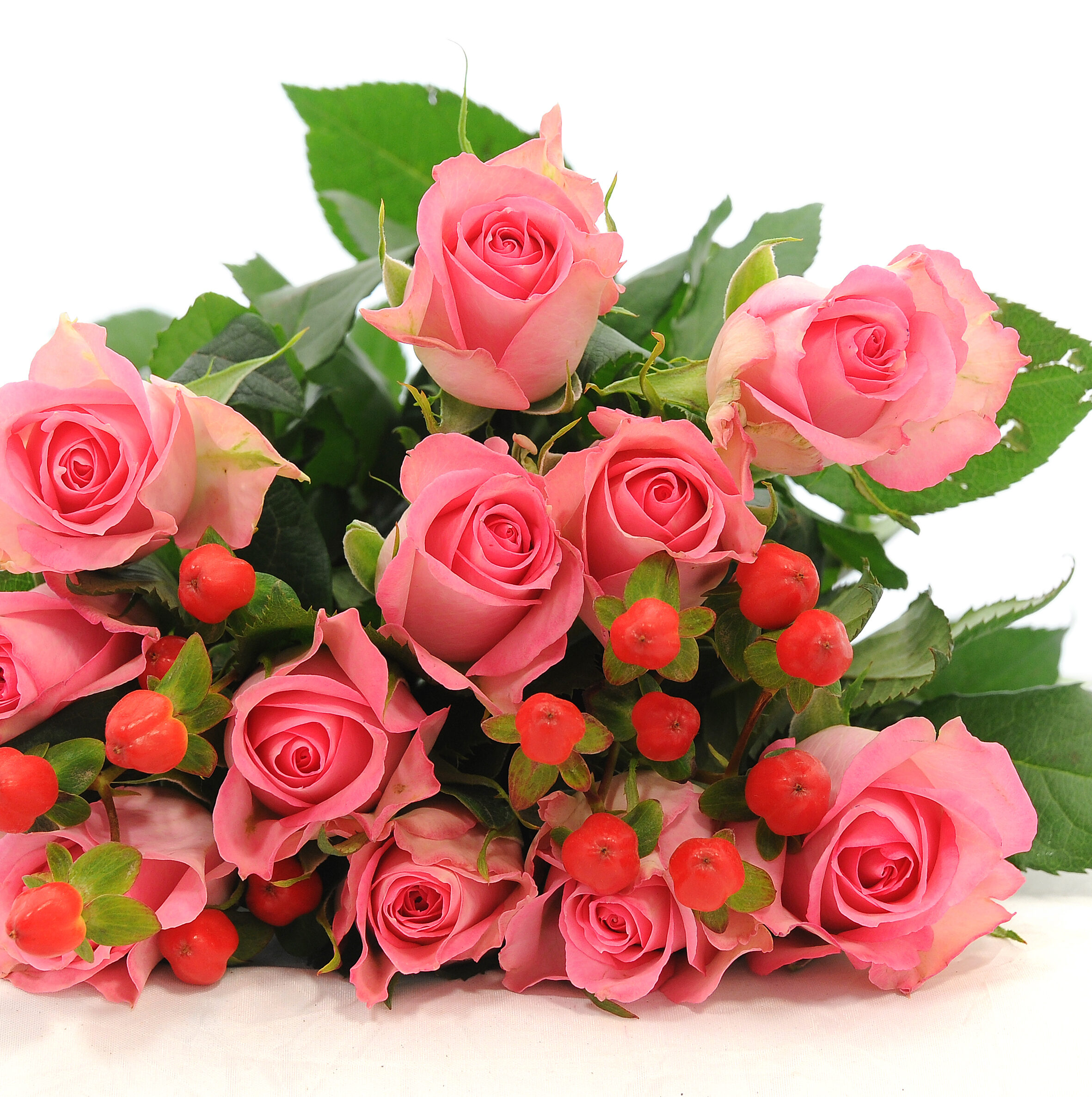 The Flower Hub Valentines bouquet Pink posy